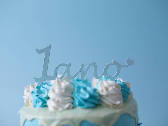 Smash e Splash de Smash The Cake Azul e Branco