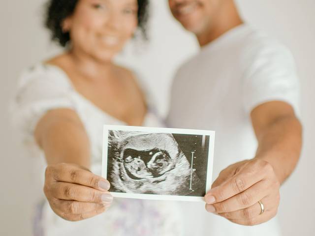 Ensaio Gestante de À Espera de Antonella