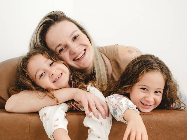 Ensaio Família de Laryssa, Analu e Maria Flor
