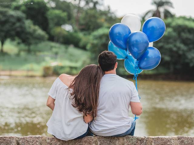 Ensaio Revelação / Chá de Bebê de Ensaio Revelação Dani e Fábio