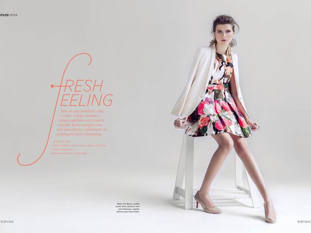 Editorial de Top View Fresh Feeling