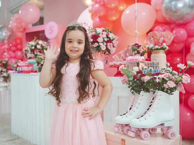 Aniversários de {Chiara} 5 Anos