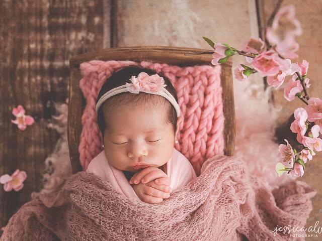 Ensaio Newborn de {A} Mais Bela Flor de Cerejeira