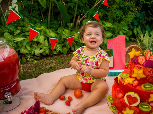 Infantil e Newborn de Valentina 1 aninho