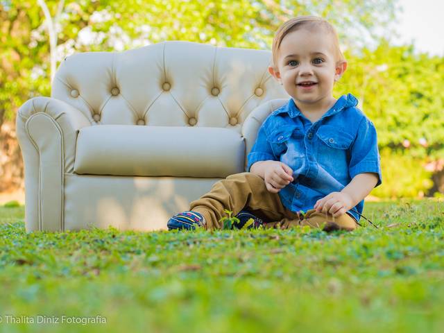Infantil e Newborn de Arthur 1 aninho