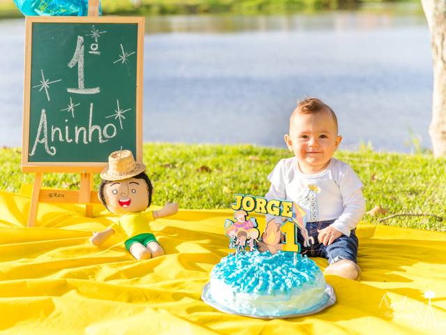 Ensaio de Smash the Cake Jorge