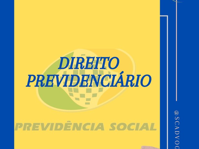 INSS de DIREITO PREVIDENCIÁRIO