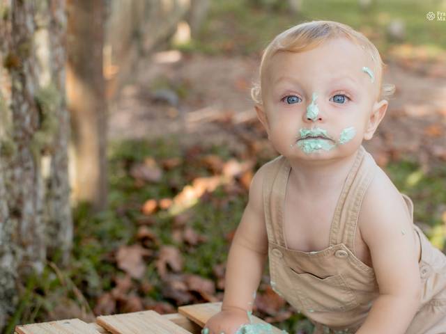 Ensaio Infantil de Smash the cake - Miguel