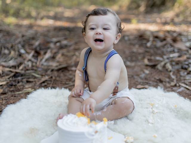 Ensaio Infantil de Gustavo - smash the cake