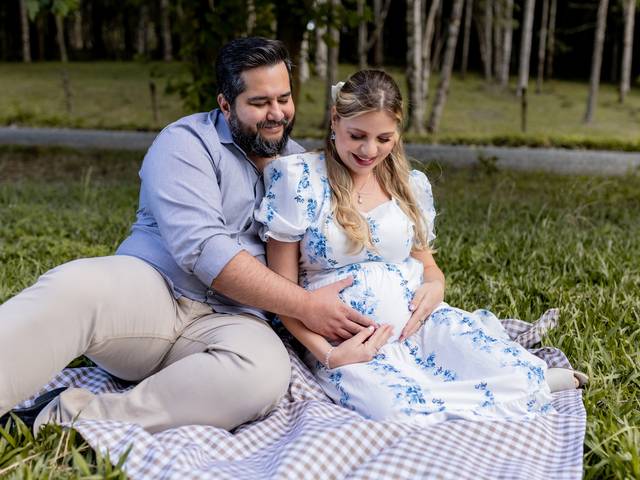 Ensaio Gestante de Doce espera por Álvaro