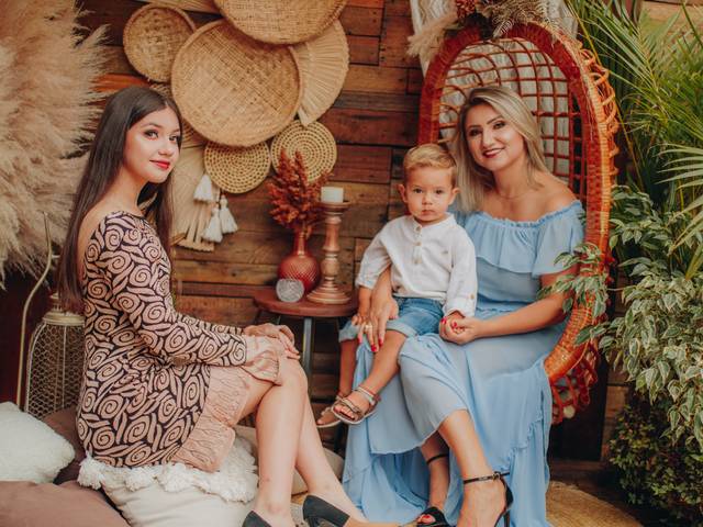 Ensaio Família de Sandra - Ensaio dia das Mães