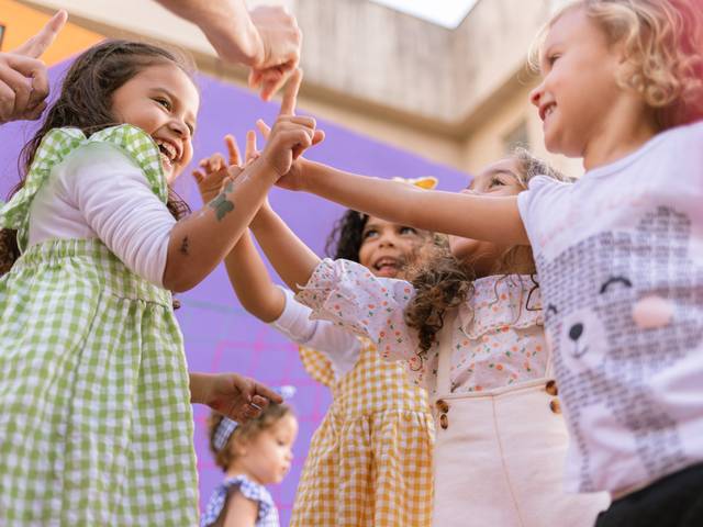Festa infantil de A festa das 4 amigas - Lelê, Ceci, Malu e Lara