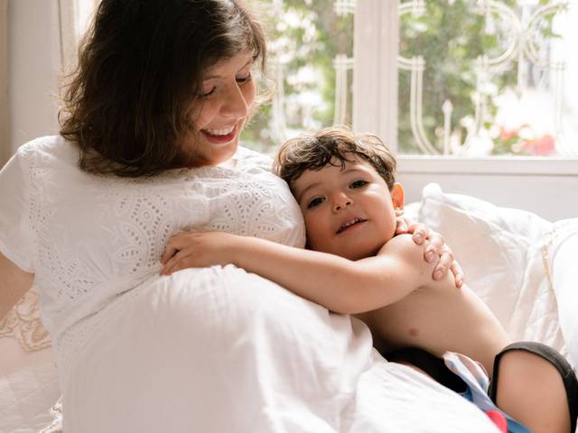 Gestante de Isabela . Esperando Maria
