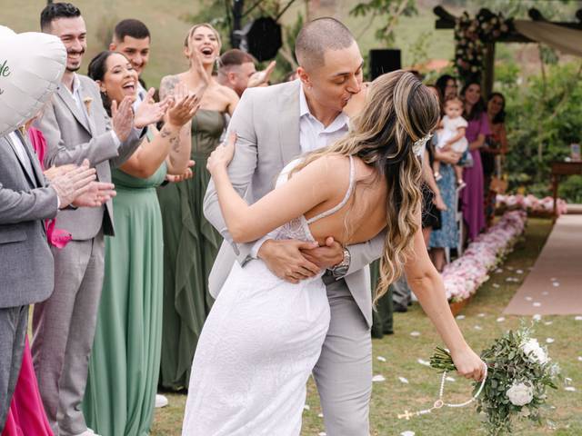 CASAMENTO de Casamento em Jacareí: A Emoção de Aline e Luidgi na Chácara Mariah