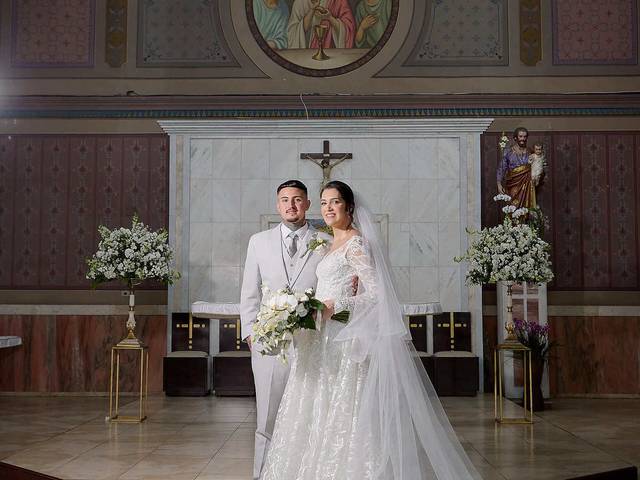 CASAMENTO de Casamento Wesley e Pamela | Paróquia Matriz de São José e Espaço La Fiesta em São José dos Campos – SP
