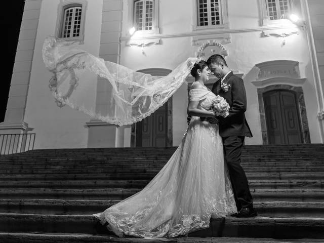 Ensaios de Casamento Leila e Victor - Catedral Nossa Senhora da Glória - Valença-RJ
