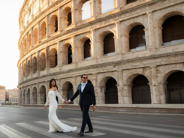 ENSAIO FOTOGRÁFICO de Ensaio de Pre casamento em Roma de Heloisa e Helio 
