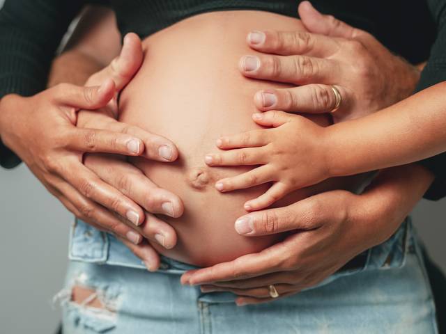 Gestante de Ensaio Gestante.