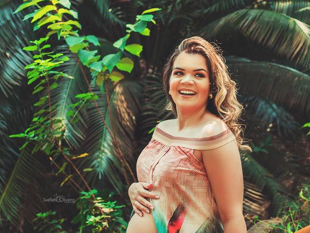 Gestante de Bianka esperando pelo Guilherme