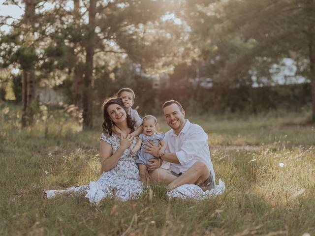 Estúdio e Externo  de Ensaio em família 