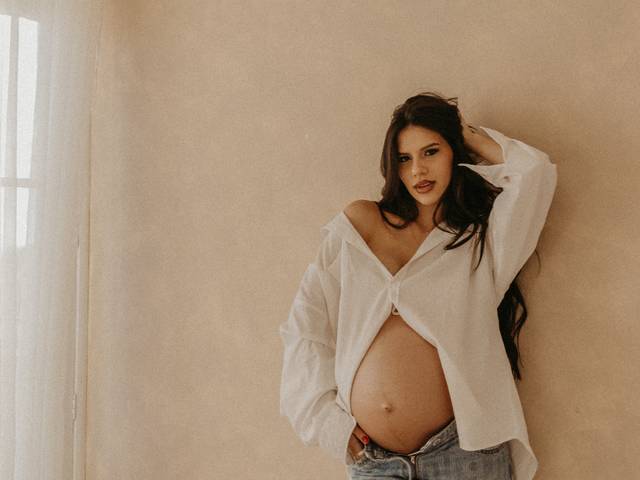 GESTANTE  de Ensaio Gestante da Anna - À Espera da Catherine 