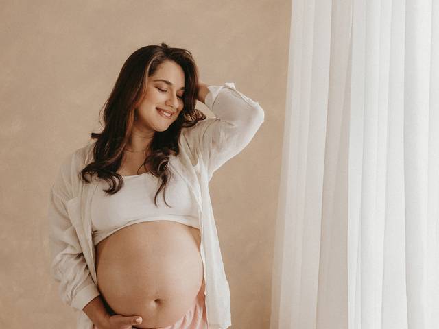 NEWBORN de Ensaio Gestante da Camila - À Espera da Laura. 