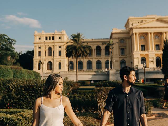 Pre wedding de PRE WEDDING MUSEU DO IPIRANGA - SÃO PAULO