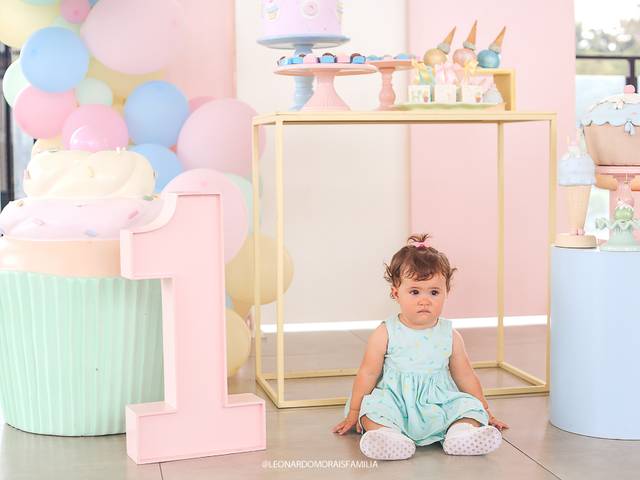 ANIVERSÁRIO de ANIVERSÁRIO  INFANTIL - HELOISA 1 ANO