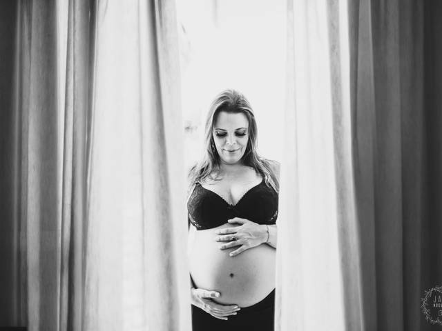 Gestante de À espera de Valentina | Ensaio gestante