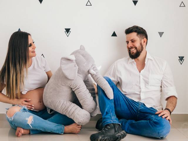 Gestante de À espera de Luís Miguel | Ensaio gestante