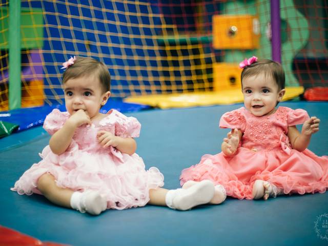 Infantil de Aniversário 1 ano | Yasmin & Manuella