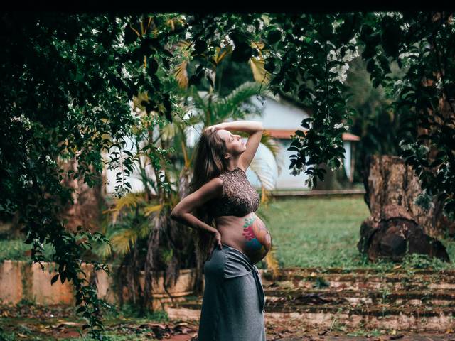 Gestante de À espera de Luna | Ensaio gestante