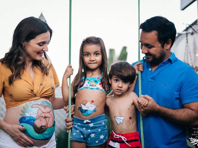 Gestante de À espera de Tiago | Ensaio gestante