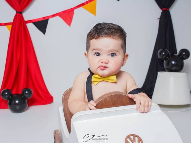 Smash the cake de Nathan - 1 ano.