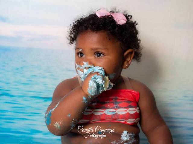 Smash the cake de Helloisa 1 ano 