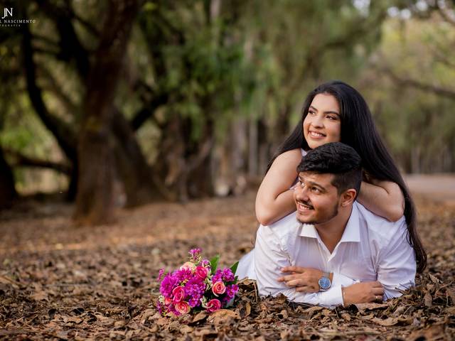 Save the date de Laryssa e João 