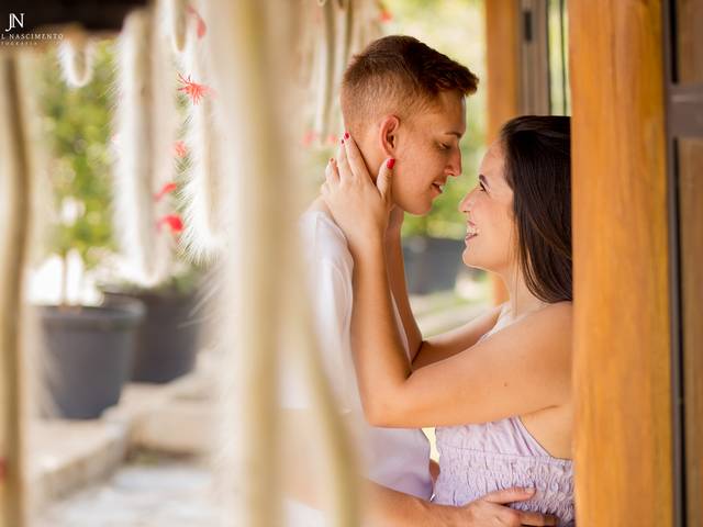 Save the date de Hiasmyn e Thiago