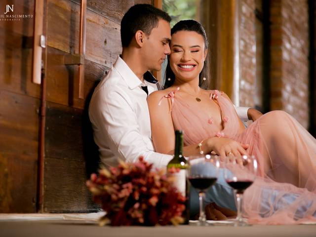 Save the date de Amanda e Everton