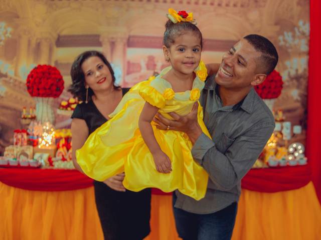 Aniversários de Rebeca - 3 anos