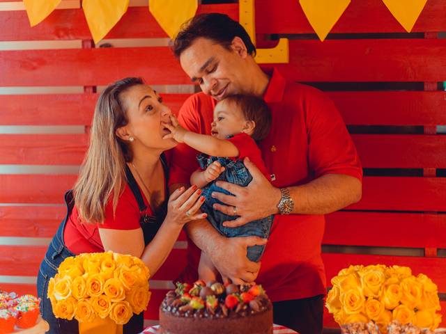 Aniversários de Lucas - 01 ano 