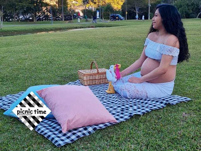 Externos de Piquenique para ensaio gestante!