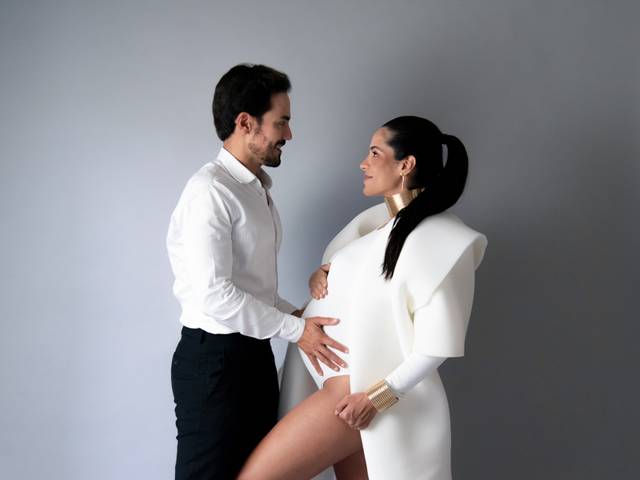 GESTANTE de Á espera de Luísa