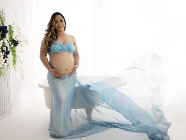 Ensaio Gestante de Ensaio Milkbath Gestante Flávia