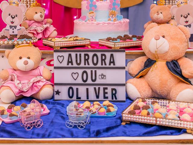 Chá Revelação de Aurora ou Oliver