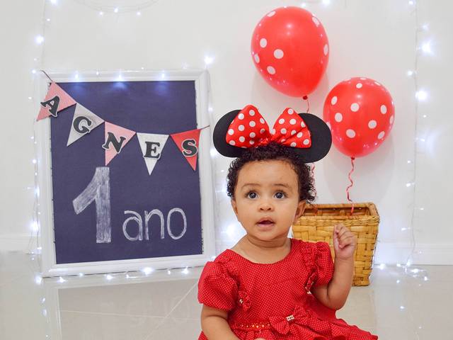 Ensaio Fotográfico de Agnes - 01 ano