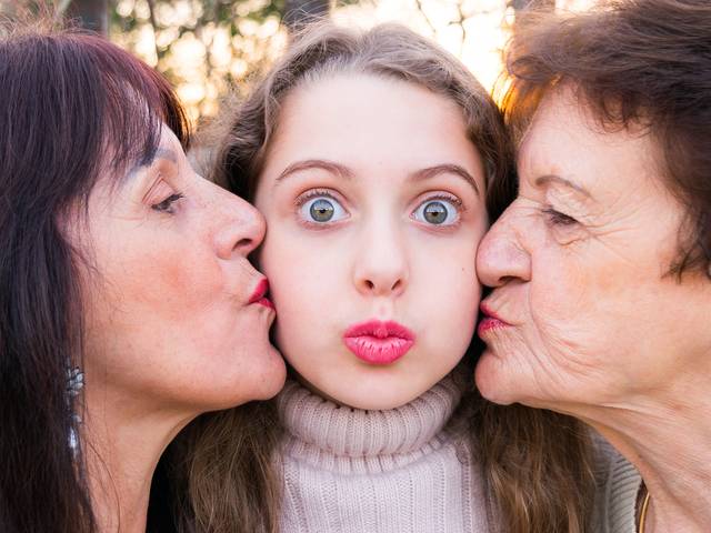 Álbum de Família de Dia da Avó - Lara e as suas Vovós