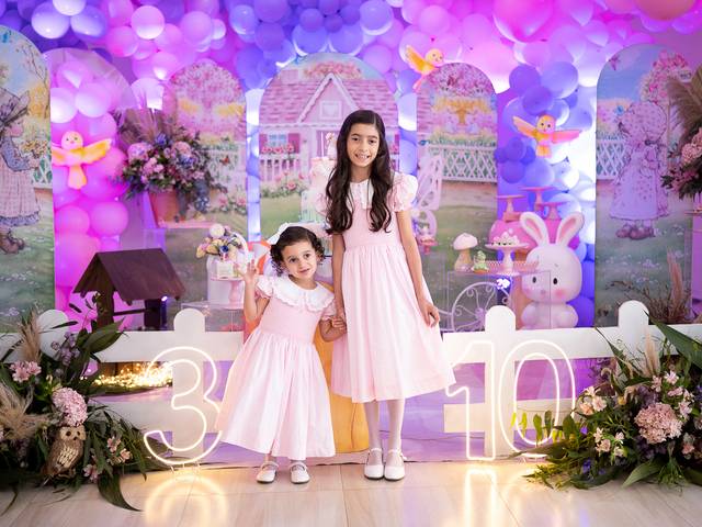 Aniversário Infantil de Melissa 3 anos e Laura 10 anos
