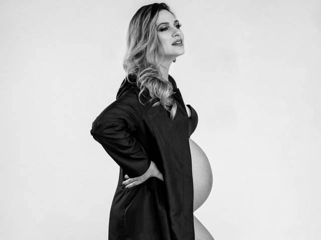 Fotografia para Partilhar de Mariana | Gestante - Estúdio