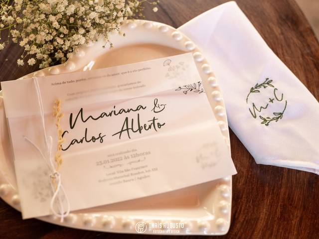 Identidade Visual de Mariana e Carlos