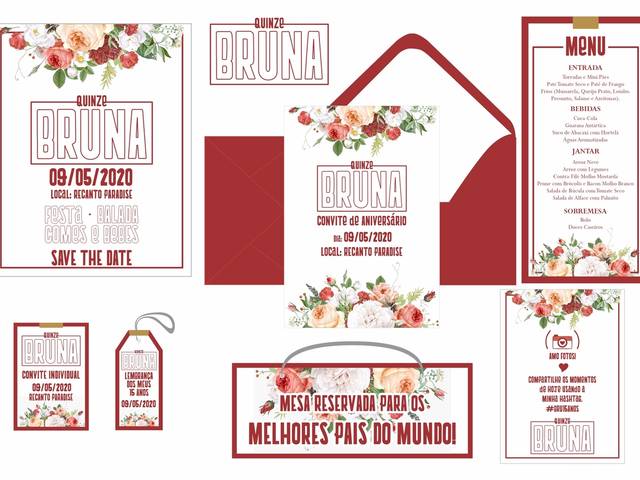 Identidade Visual de Debutante - Quinze anos